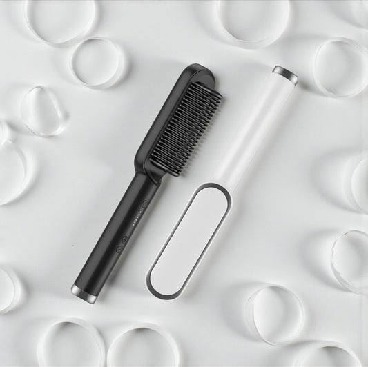 SilkBrush™ | Brosse Lissante Chauffante Rapide 30s Anti-Brûlure