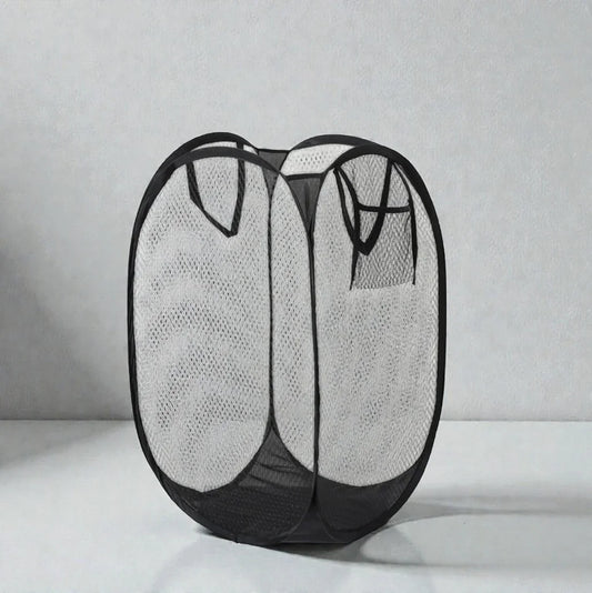 Panier à linge ventilé AirBasket en maille respirante pliable
