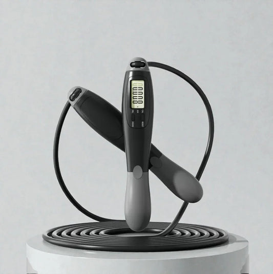 Corde à sauter SmartRope avec compteur électronique LCD et câble acier