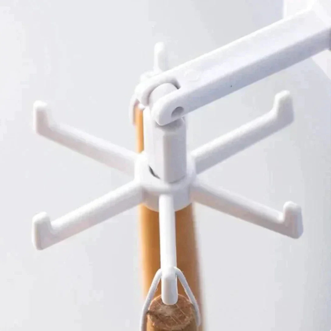 Support mural rotatif SkyGrip blanc, porte-accessoires multifonction pour rangement