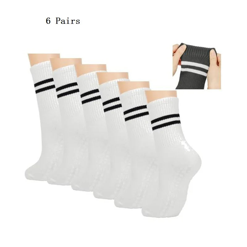 Chaussettes Antidérapantes Pilates & Yoga – Lot 1/2/3/6