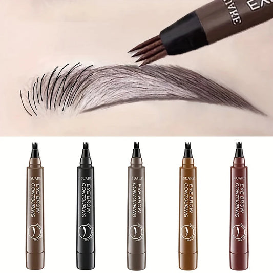 BrowPro™ | Crayon Sourcils Étanche 4 Têtes Microblading