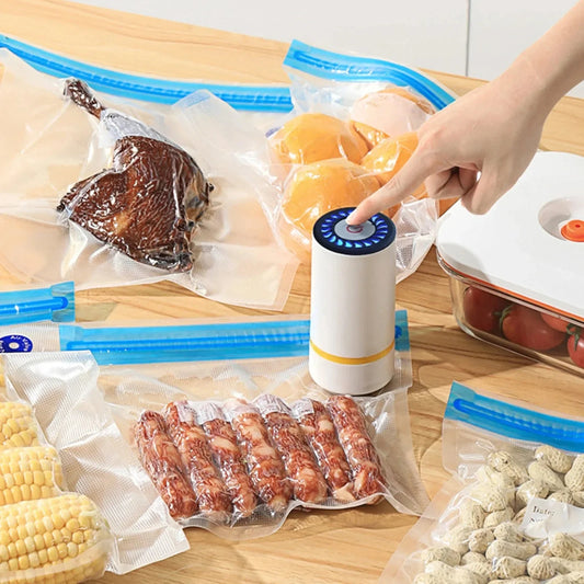 Machine de mise sous vide SkyGrip utilisée pour sceller des aliments dans des sacs fraîcheur